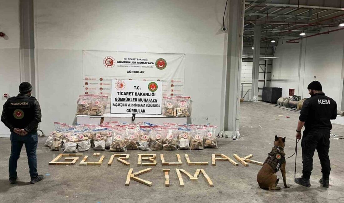 Ticaret Bakanlığı Gümrükler Muhafaza ekipleri, 394 kilogram metamfetamin ele geçirdi.