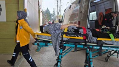Bir anne ve küçük çocuğunun yaralandığı trafik kazası, Bursa’nın İnegöl