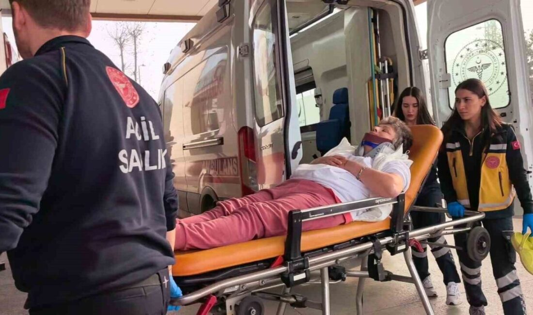 Bursa’nın İnegöl ilçesinde meydana gelen bir trafik kazasında bir kadın