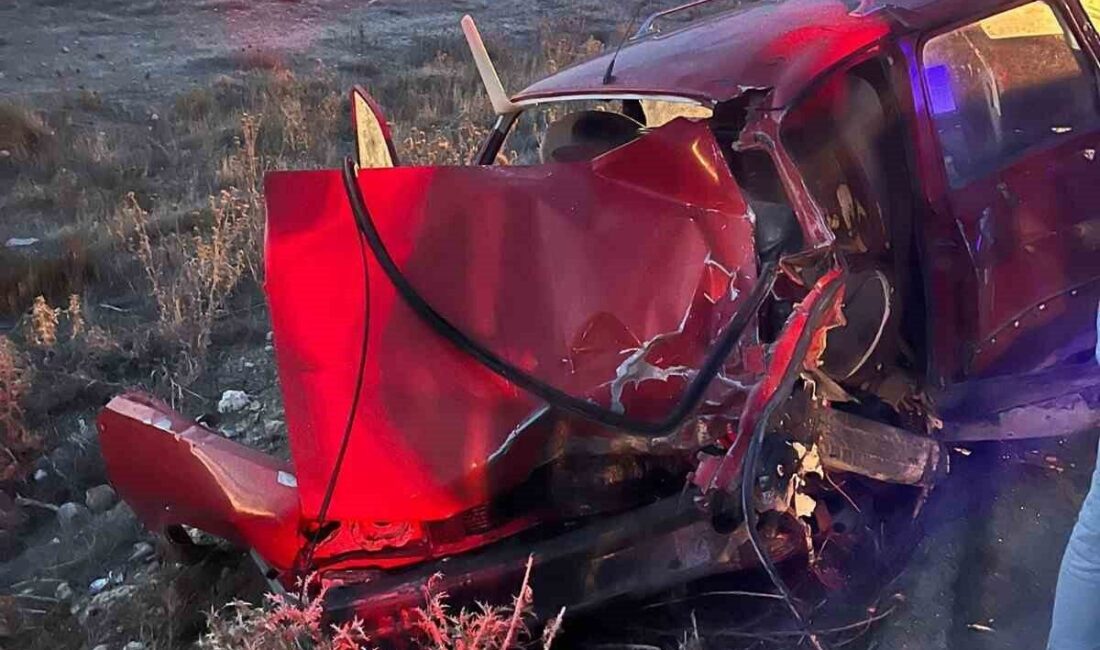 Konya’nın Karapınar ilçesinde meydana gelen trafik kazasında tır ile otomobil