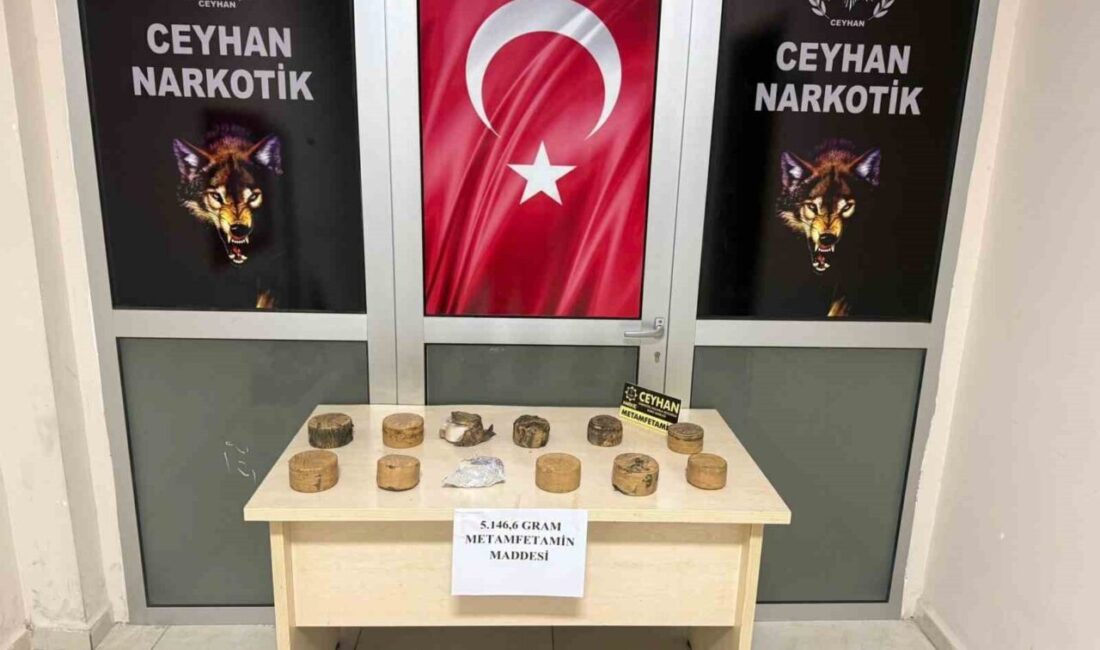 Ceyhan ilçesinde bir tırda yapılan arama sonucunda 12 paket halinde
