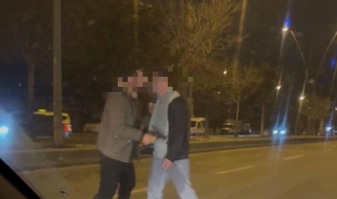 Kocasinan ilçesinde, iddiaya göre alkollü bir şahıs, ağaç yüklü bir