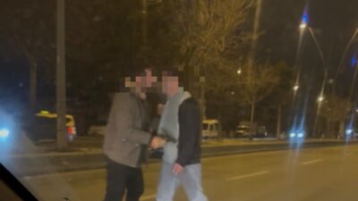 Kocasinan ilçesinde, iddiaya göre alkollü bir şahıs, ağaç yüklü bir