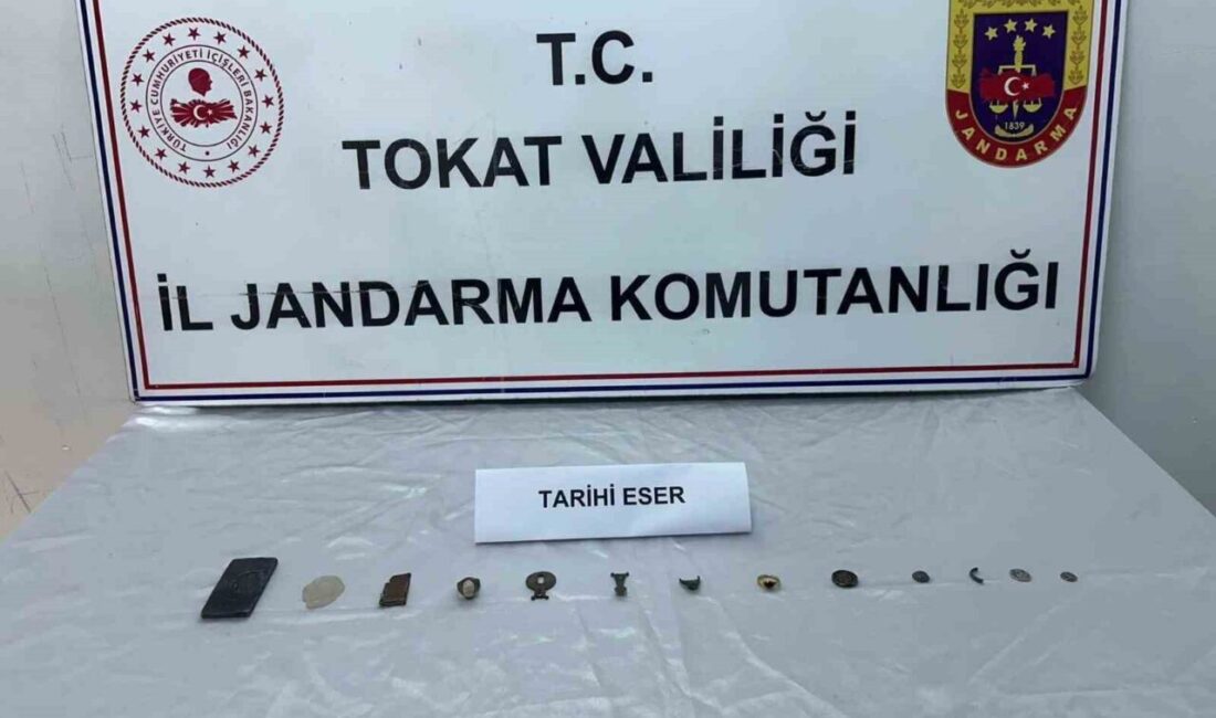 Tokat’ta jandarma ve emniyet ekiplerinin işbirliğiyle gerçekleştirilen operasyonda, tarihi değere