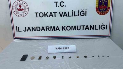 Tokat’ta jandarma ve emniyet ekiplerinin işbirliğiyle gerçekleştirilen operasyonda, tarihi değere