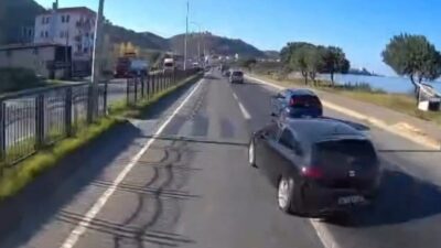 Araklı ilçesine bağlı Trabzon’da, Araklı ile Bayburt arasındaki yol ve