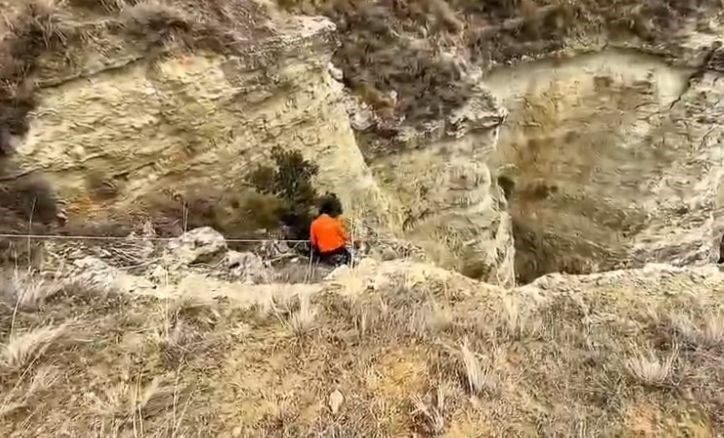 Burdur’da avcılar, Askeriye köyü yakınlarında domuz avına çıktıkları sırada, av
