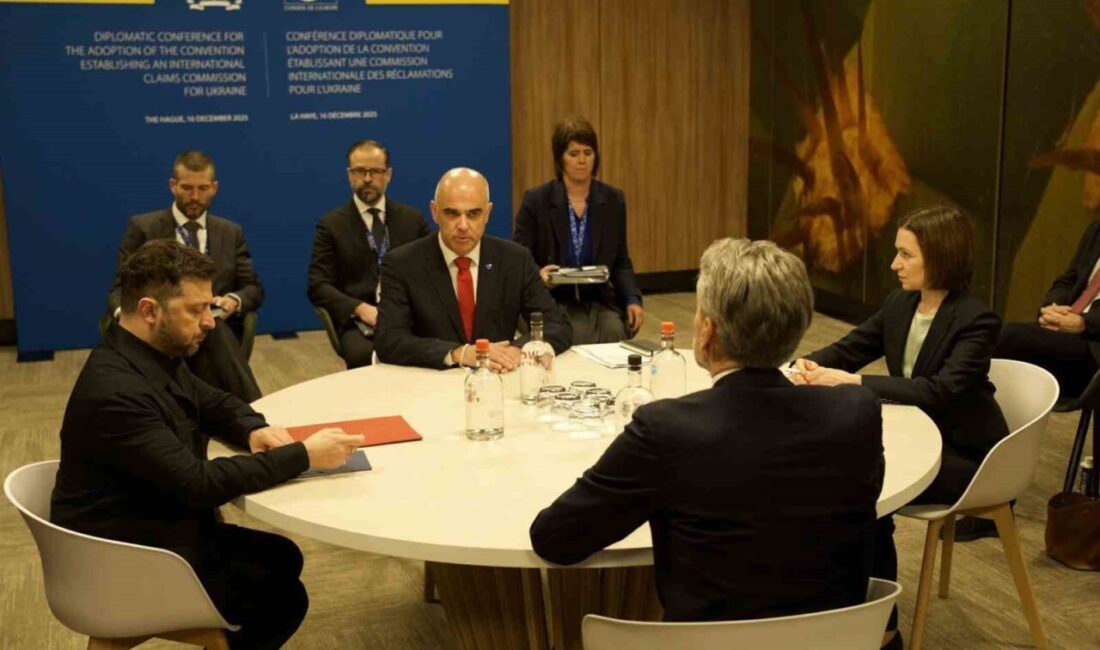 Lahey kentinde, Ukrayna’daki Rus işgali nedeniyle oluşan hasarın tazmin edilmesi