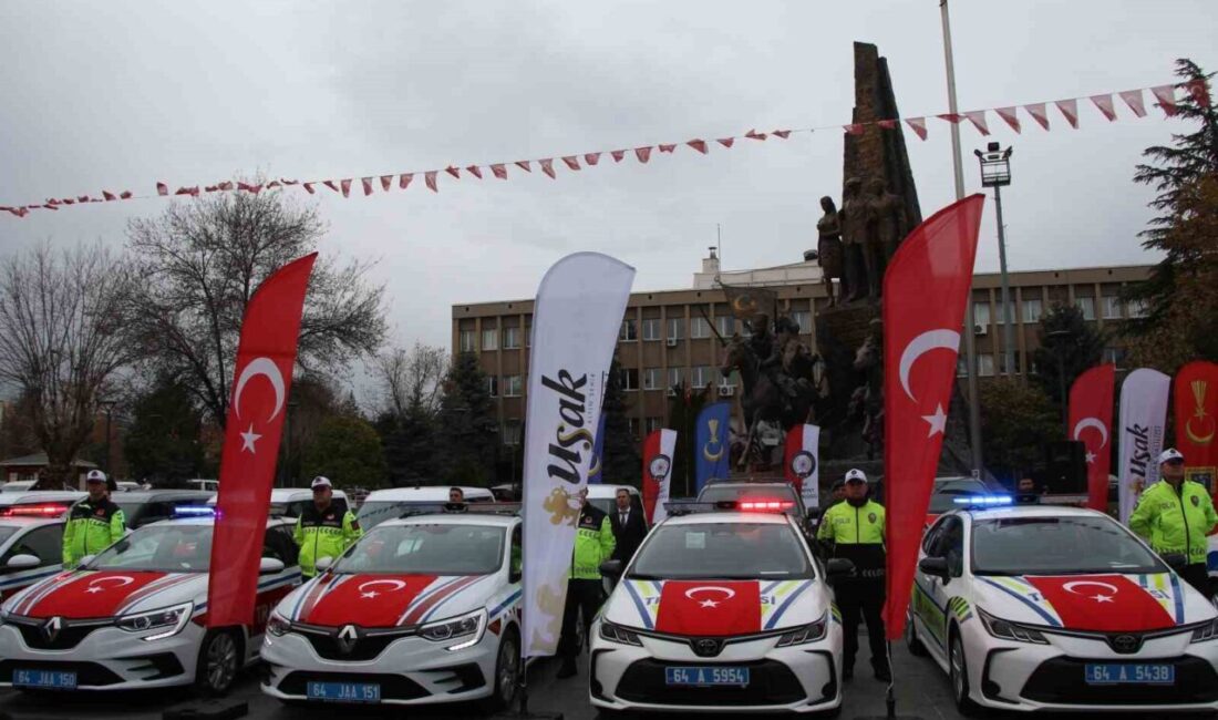 Uşak’ta, Cumhurbaşkanlığı tarafından emniyet ve jandarma teşkilatlarının güçlendirilmesi amacıyla gönderilen