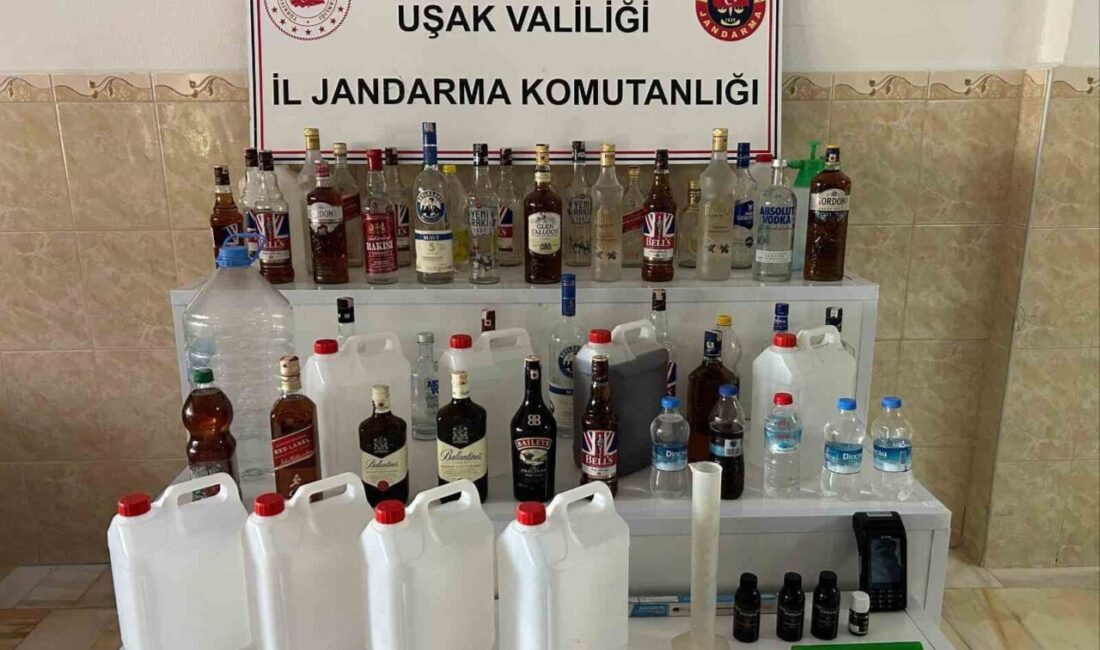 Uşak İl Jandarma Komutanlığı ekipleri, Uşak Cumhuriyet Başsavcılığı tarafından yönlendirilen