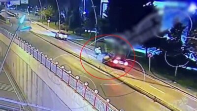 Melikgazi ilçesinde gerçekleşen bir trafik uygulamasında, ‘dur’ ihtarına uymayan bir