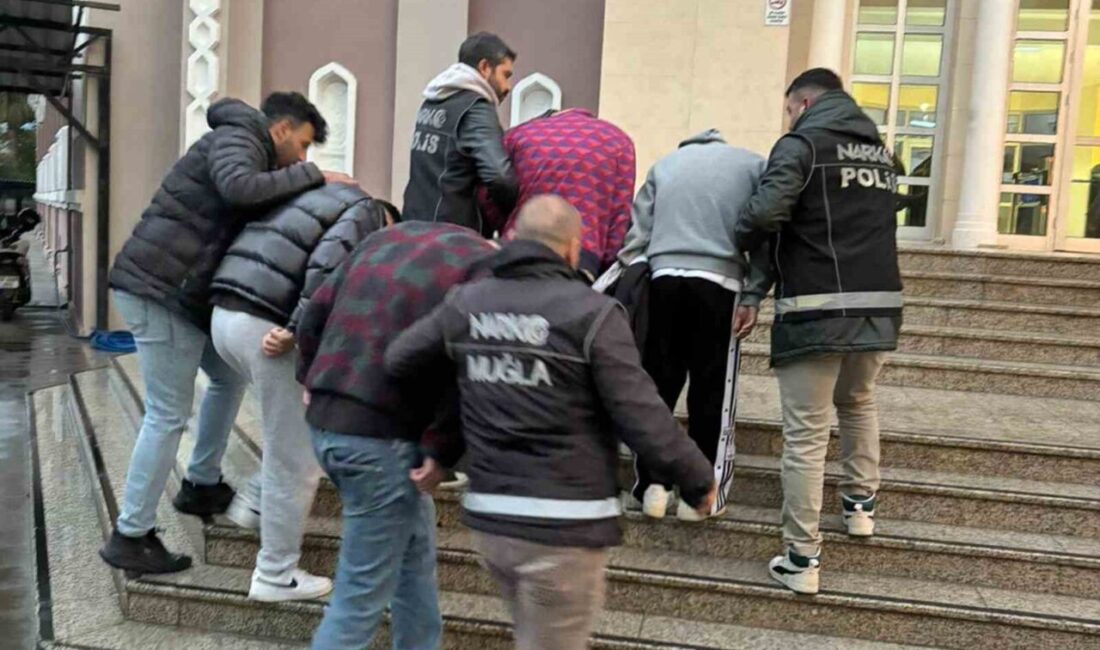 Muğla’da, Muğla Emniyet Müdürlüğü Narkotik Suçlarla Mücadele Şube Müdürlüğü ekipleri