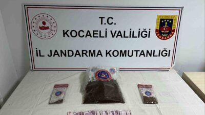 Kocaeli’nin Körfez ilçesinde jandarma ekipleri tarafından gerçekleştirilen operasyonda 1 kilo