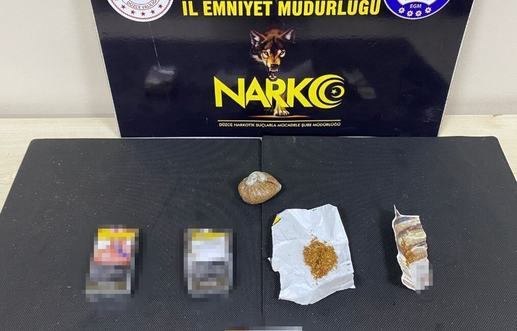 Düzce’nin Çilimli ilçesinde, Alacamescit köyünde yaşayan bir şüpheli, evinde satışa
