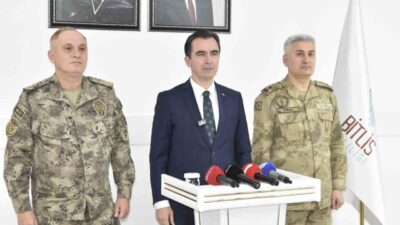 Bitlis Valisi Ahmet Karakaya, il genelindeki asayiş olaylarını 2025 yılı