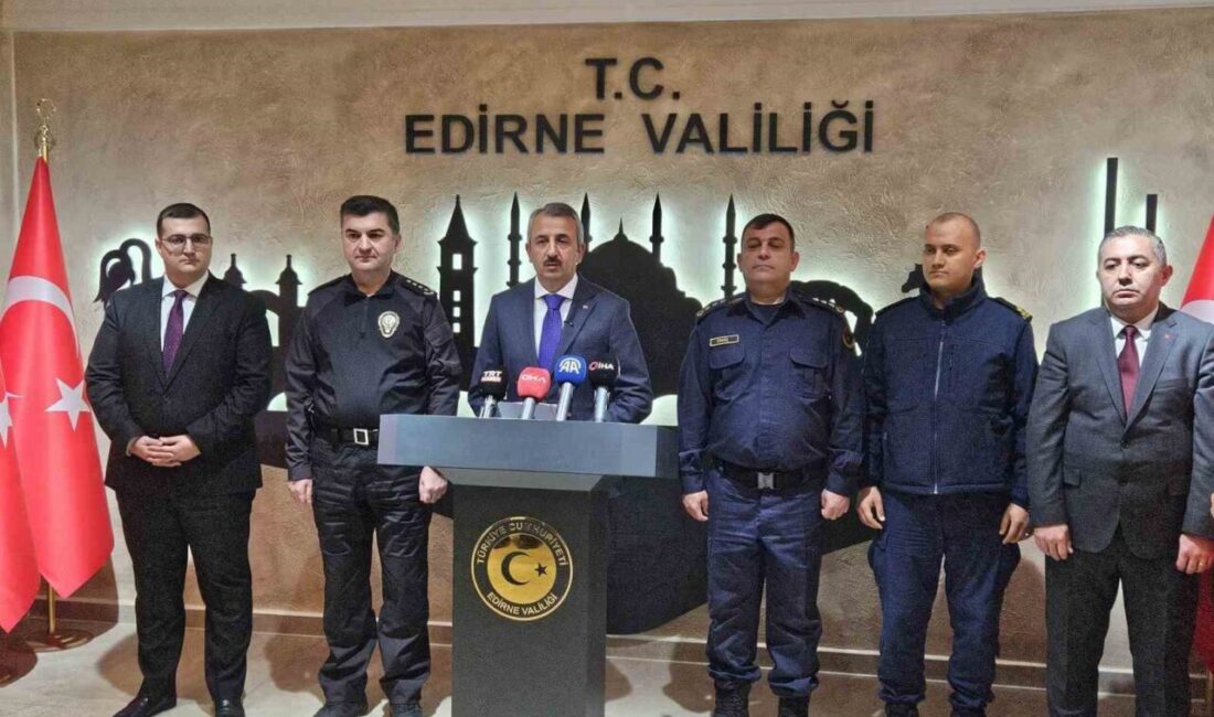 Edirne Valisi Yunus Sezer, 2025 yılının ilk 10 ayına ilişkin