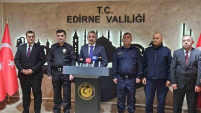 Edirne Valisi Yunus Sezer, 2025 yılının ilk 10 ayına ilişkin