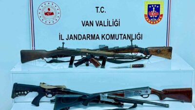 Erciş ilçesinde jandarma ekiplerinin yaptığı çalışma neticesinde bir silah bulundu.