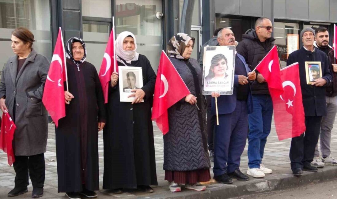 Van’da terör örgütü PKK tarafından çocukları dağa kaçırılan ailelerin düzenlediği