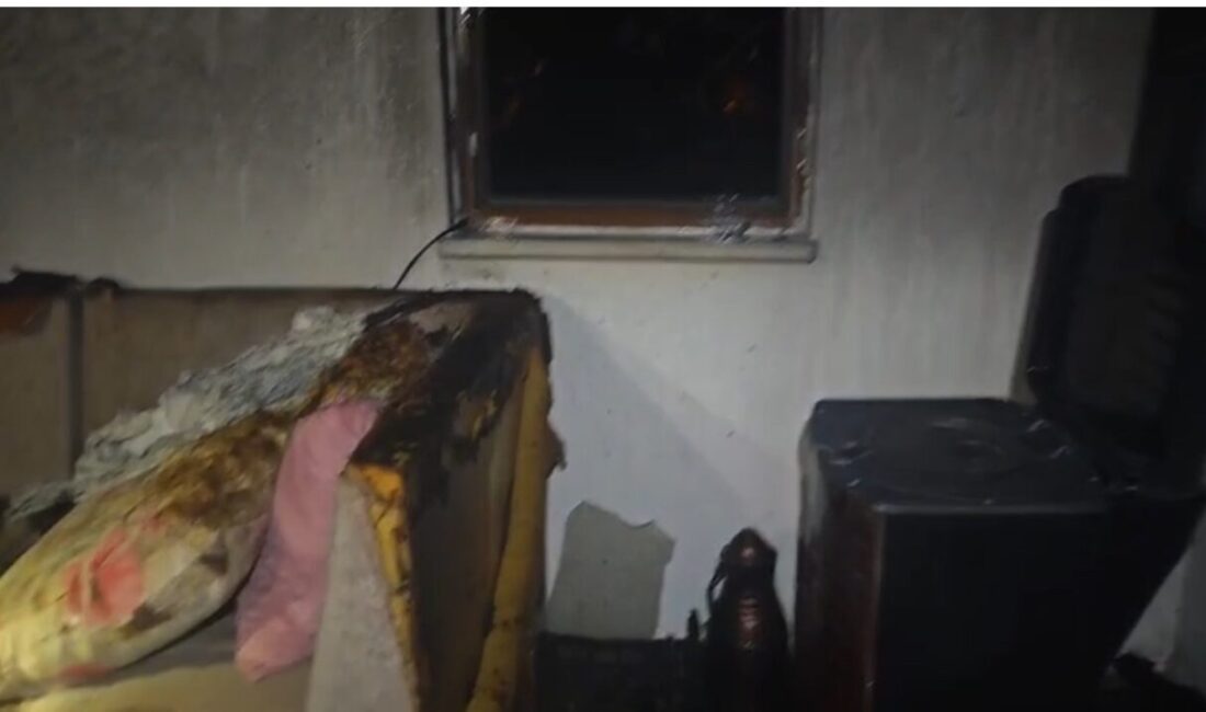 Safranbolu ilçesine bağlı Karabük’te bulunan bir villanın depo alanında meydana