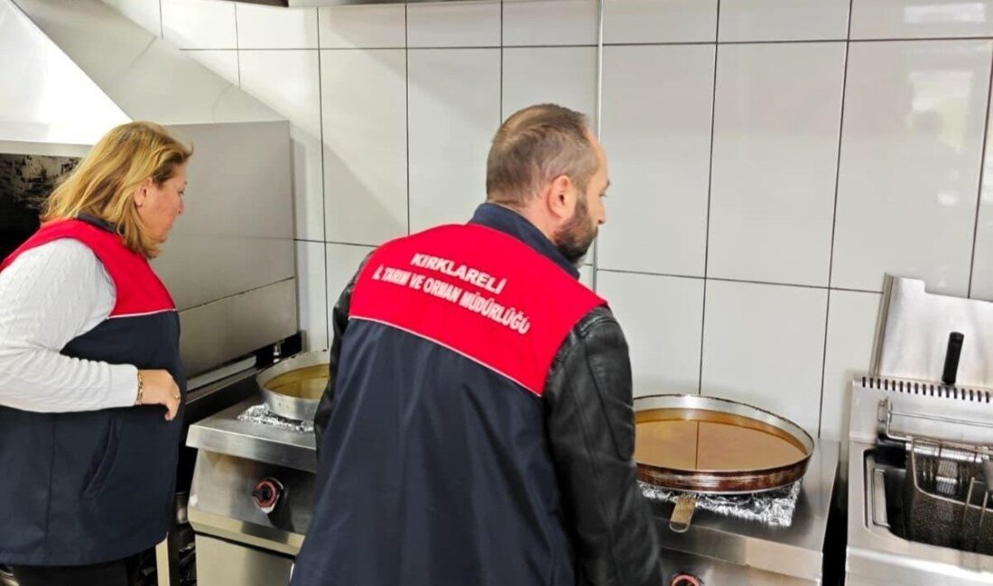 Kırklareli’nin Vize ilçesinde, kuru yemiş, pastane ve açık içki hizmeti