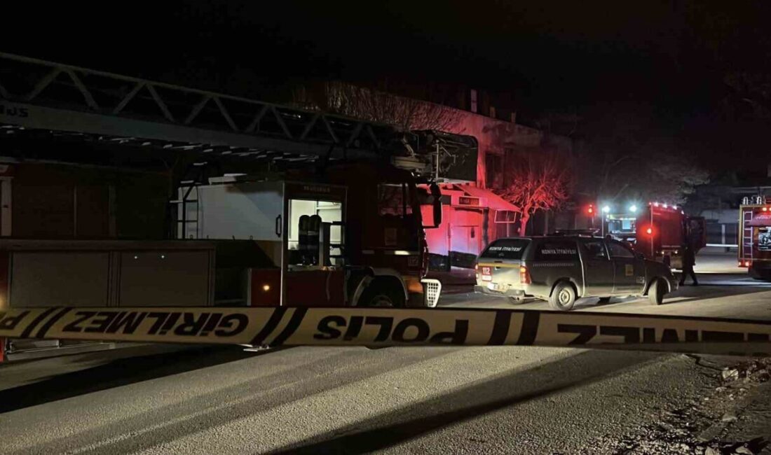 Konya’nın Selçuklu ilçesinde bulunan Musalla Bağları Mahallesi’nde bir iş yerinin