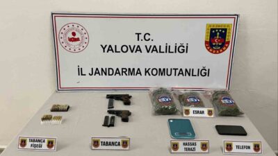 Yalova’da gerçekleştirilen uyuşturucu operasyonunda jandarma tarafından yakalanan 1 şüpheli tutuklandı.