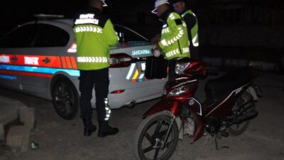 Yalvaç ilçesinde yapılan bir uygulama sonucunda bir gecede 456 kişi