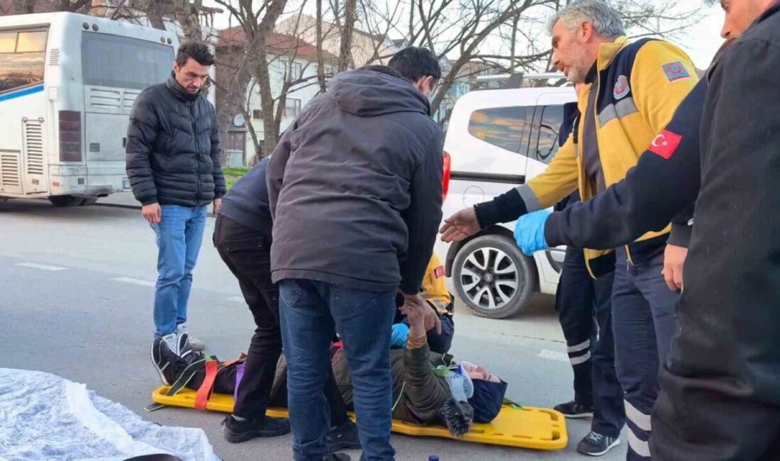 İnegöl ilçesinde meydana gelen trafik kazasında, iki motosikletin çarpışması sonucu