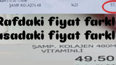 Yerköy’de bir vatandaşın yaşadığı fiyat farkı mağduriyeti, marketlerdeki etiket ve