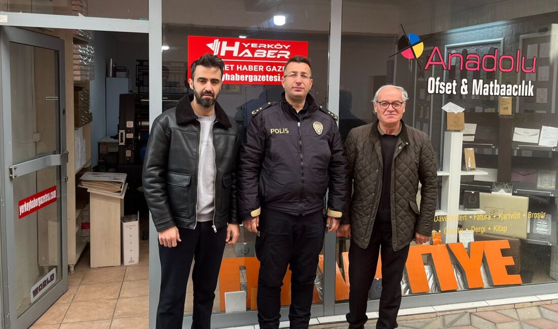 Yerköy İlçe Emniyet Müdürü Ümüt Balcı, yerkoyhabergazetesi.com internet haber gazetesini