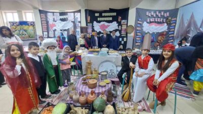 Yozgat’ta Borsa İstanbul Şükran Ana İlkokulu’nda düzenlenen Yerli Malı Haftası