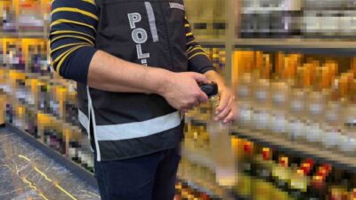 Samsun Emniyet Müdürlüğü, yaklaşan yılbaşı öncesinde kaçak ve sahte alkollü
