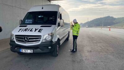 Mudanya ilçesinde, yılbaşı öncesinde vatandaşların huzur ve güvenliğini sağlamak amacıyla