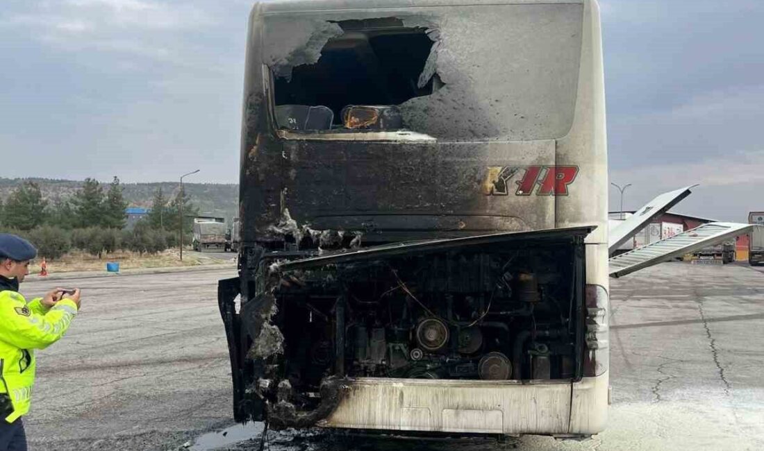 Kahramanmaraş’ta, Can Diyarbakır firmasına ait bir yolcu otobüsü seyir halindeyken