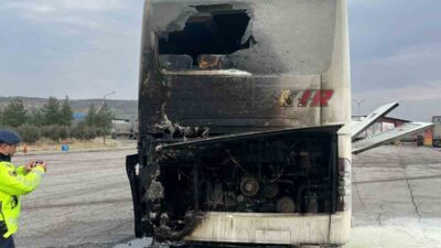 Kahramanmaraş’ta, Can Diyarbakır firmasına ait bir yolcu otobüsü seyir halindeyken