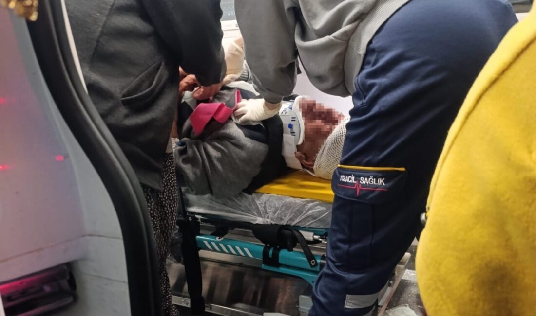 Osmaniye’nin Düziçi ilçesinde yaşlı bir adam, karşıya geçmeye çalışırken bir