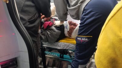 Osmaniye’nin Düziçi ilçesinde yaşlı bir adam, karşıya geçmeye çalışırken bir