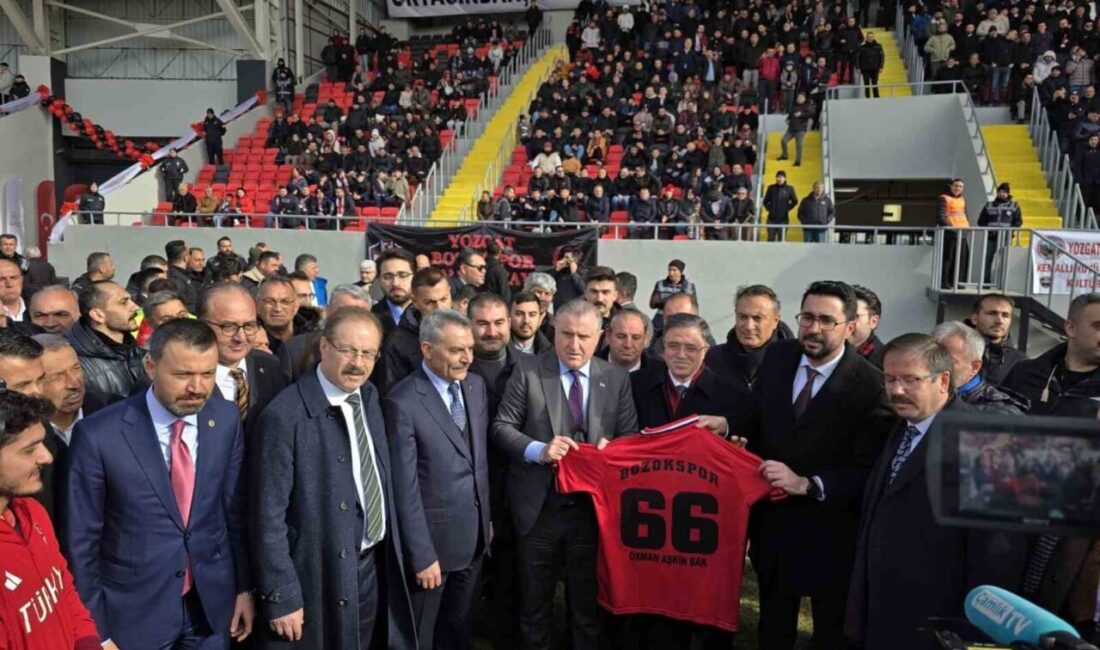 Yozgat Şehir Stadyumu’nun yapımı tamamlandı ve Gençlik ve Spor Bakanı