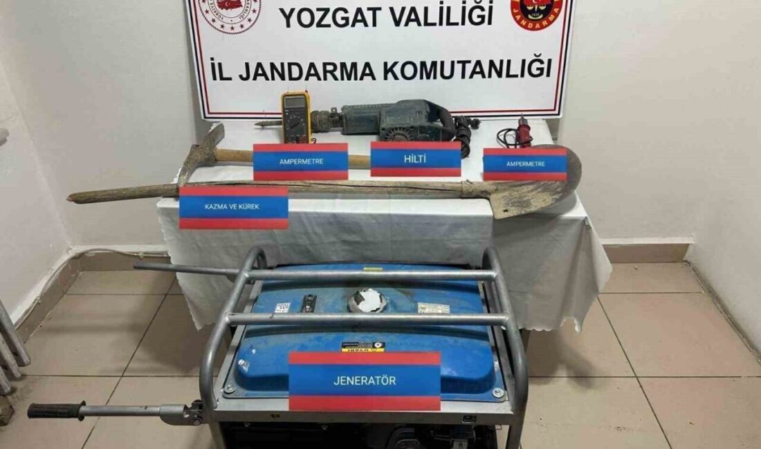 Yozgat’ta, Kaçak Kazı Yapan Bir Kişi Suçüstü Yakalandı Yozgat’ta, merkeze
