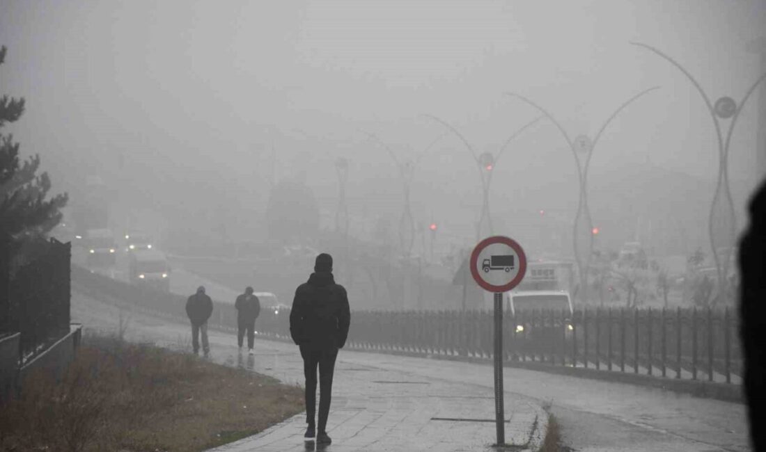 Yoğun sis Yozgat’ı sarınca, şehir adeta bir masal diyarına dönüştü.