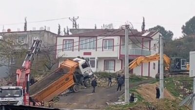 Dilovası ilçesindeki bir hafriyat dökümü sırasında yaşanan olayda geriye doğru
