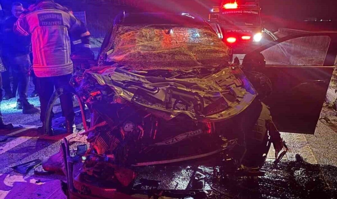 Uzunköprü ilçesinde meydana gelen trafik kazasında, üzerinde 10 yıl 8