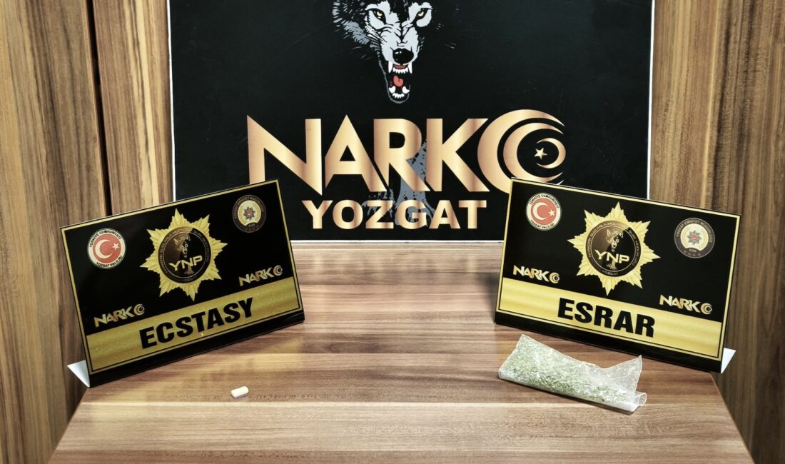 Yerköy Narkotik ve Suç Önleme Araştırma ekiplerince yürütülen çalışmalar kapsamında