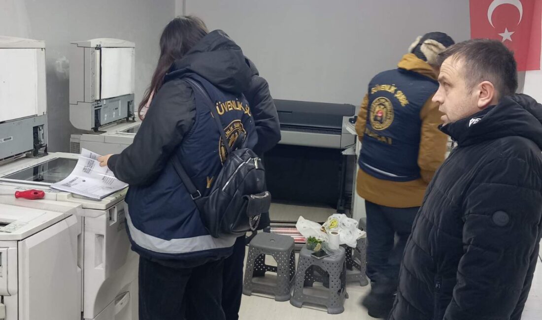 Yozgat il merkezinde faaliyet gösteren kitapçı ve kırtasiyelere yönelik geniş