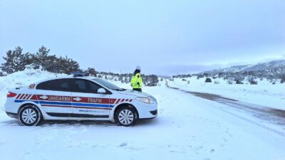 Yozgat İl Jandarma Komutanlığı sorumluluk sahasında, trafik güvenliğinin sağlanmasına yönelik