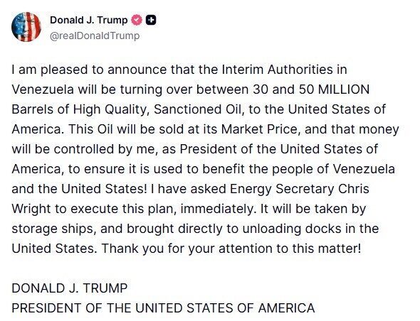 ABD Başkanı Donald Trump, Venezuela’da süregelen krize ilişkin önemli bir