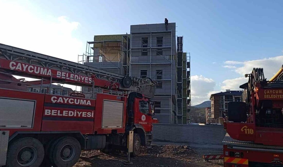 Zonguldak’ın Çaycuma ilçesinde bir inşaat işçisi, alacaklarını tahsil edemediğini iddia