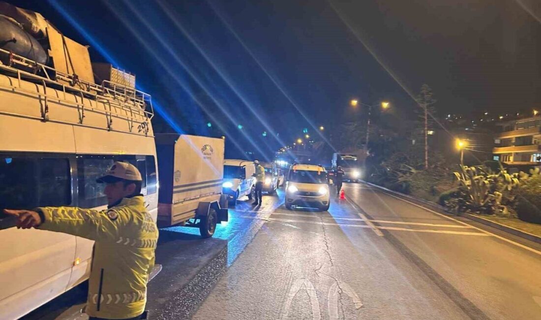 Alanya’da, vatandaşların yeni yıla huzur ve güven içinde girmelerini sağlamak