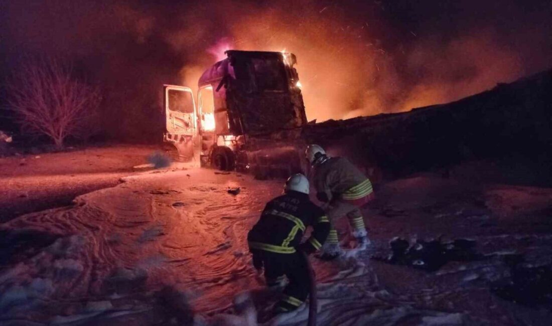 Hatay’ın Samandağ ilçesinde geç saatlerde meydana gelen bir yangın sonucunda